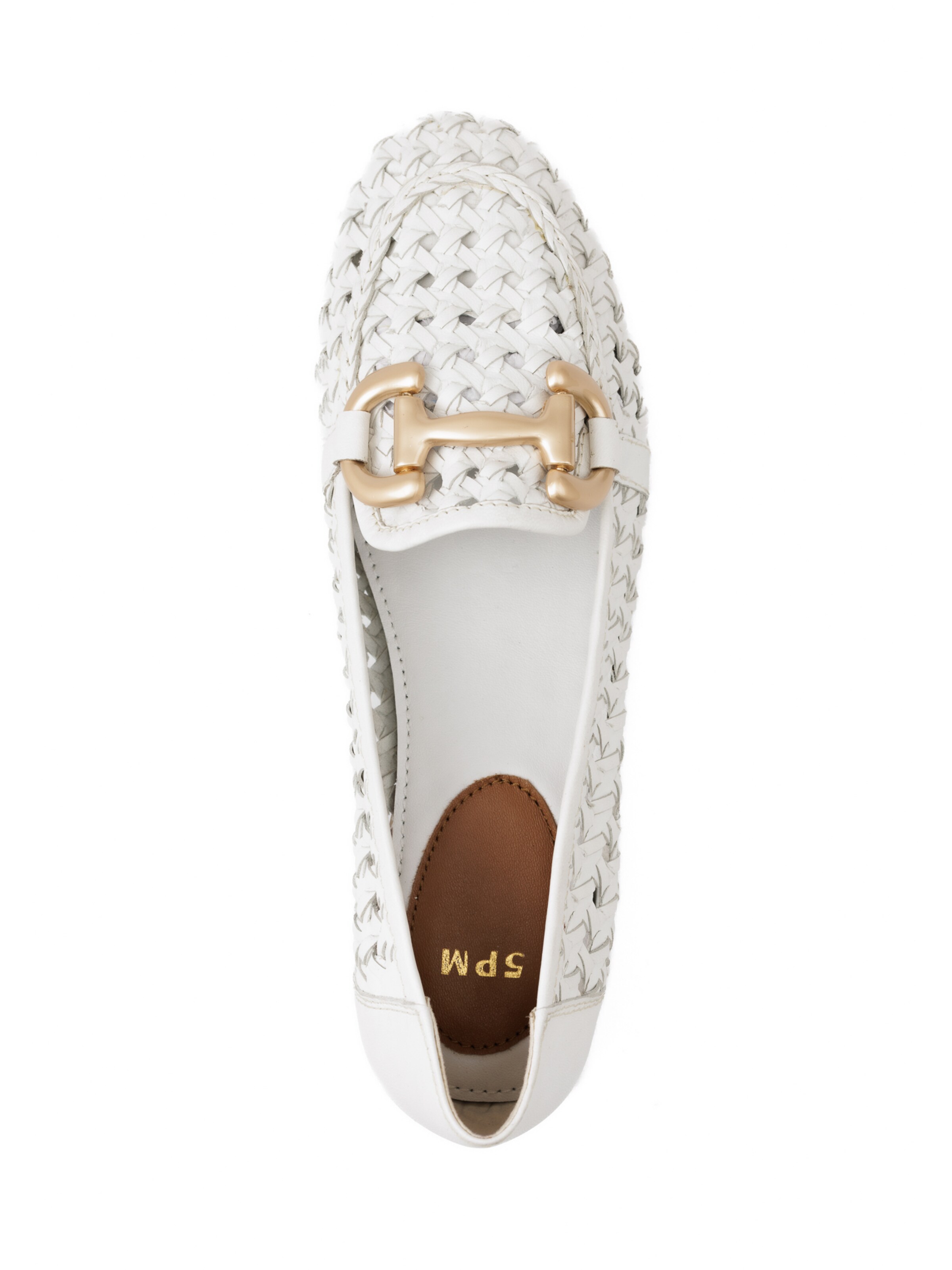 Mocassin 'MATERA SASSI' 5PM en blanc