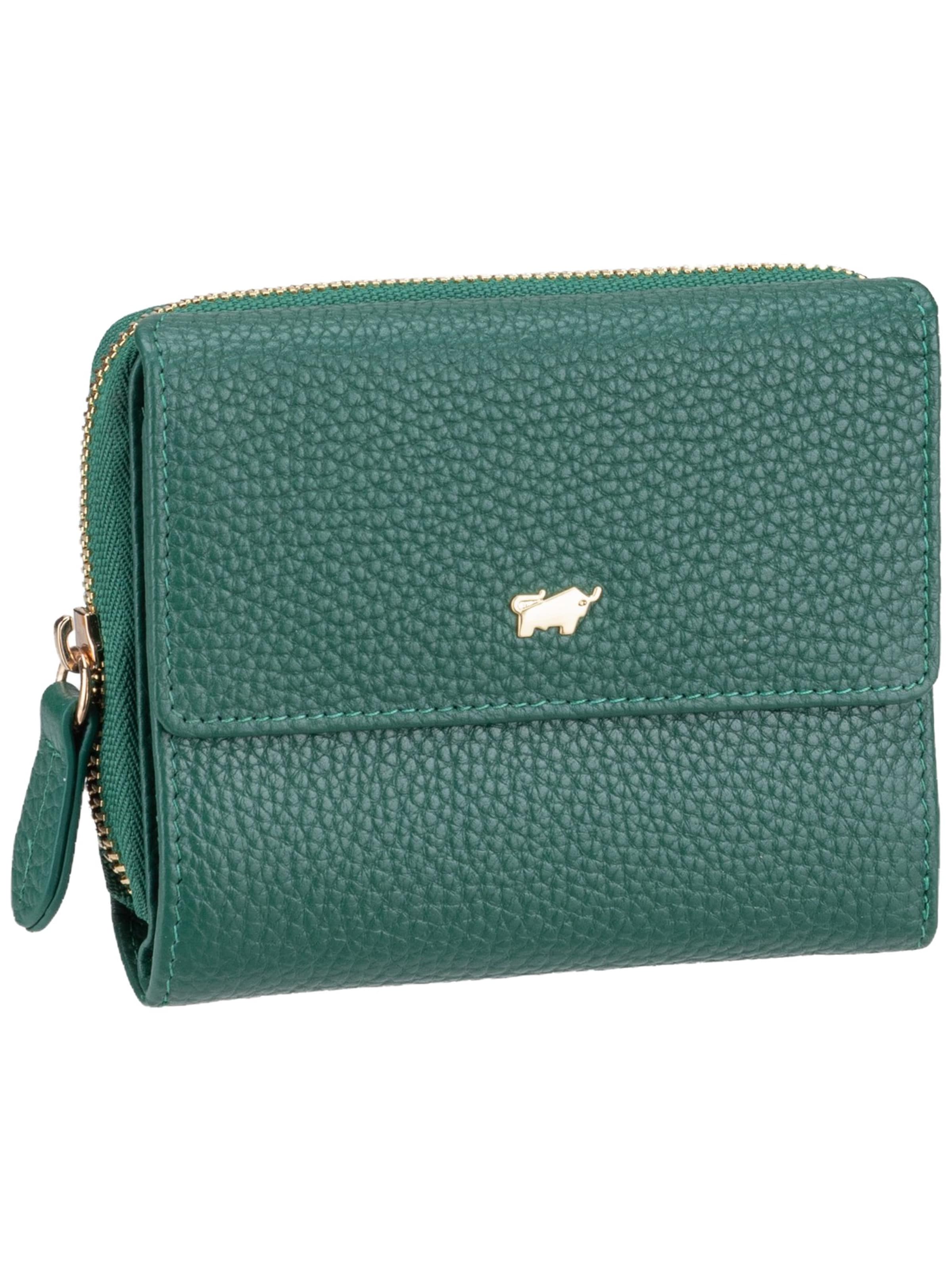 Braun Büffel Wallet ' Asti 50454 RV ' in Green: front