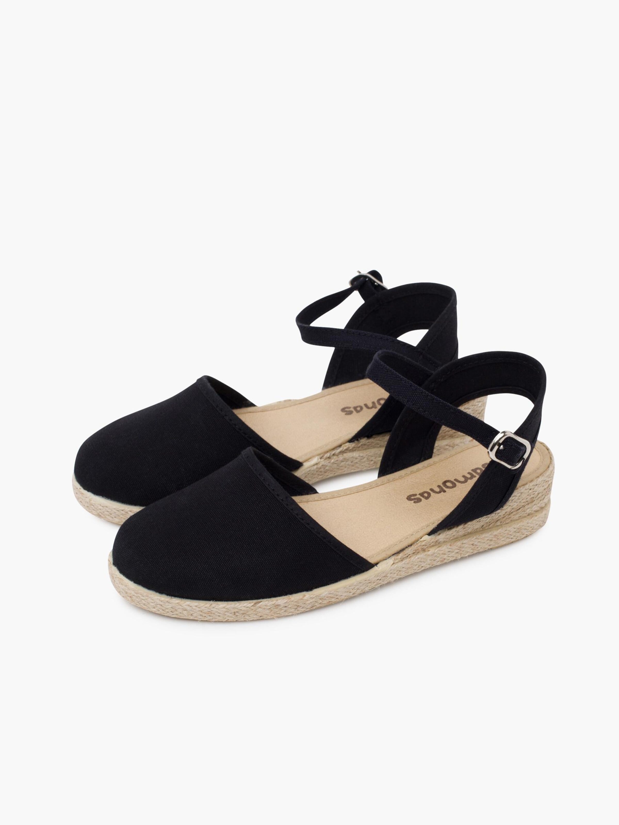 Pisamonas - Sandália em preto