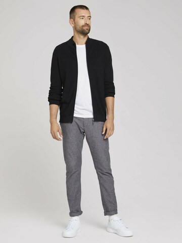 TOM TAILOR Knit Cardigan in Black