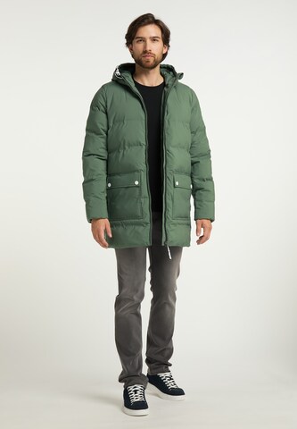 DreiMaster Maritim Winterparka in Groen