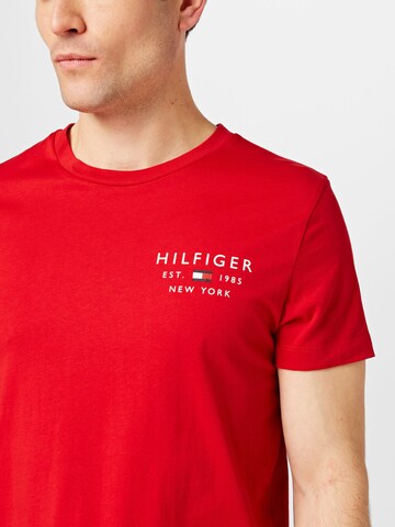 TOMMY HILFIGER - Camisa em vermelho