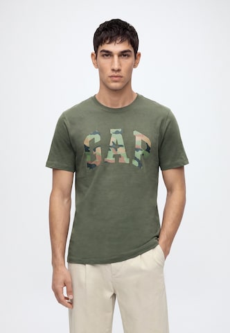 Tricou 'EVERYDAY' de la GAP pe verde: față