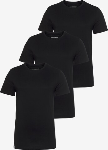 T-Shirt LACOSTE en noir : devant