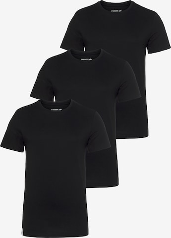 LACOSTE Μπλουζάκι σε μαύρο: μπροστά