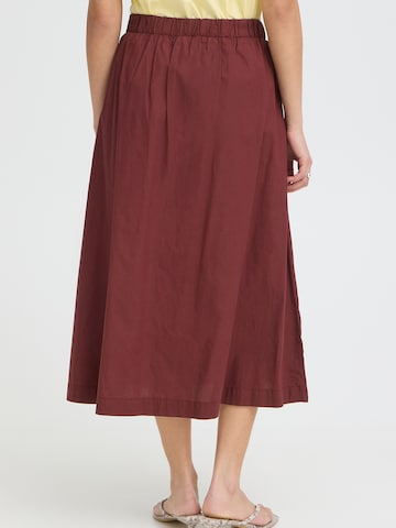 ICHI Skirt 'IHLELAYA' in Red
