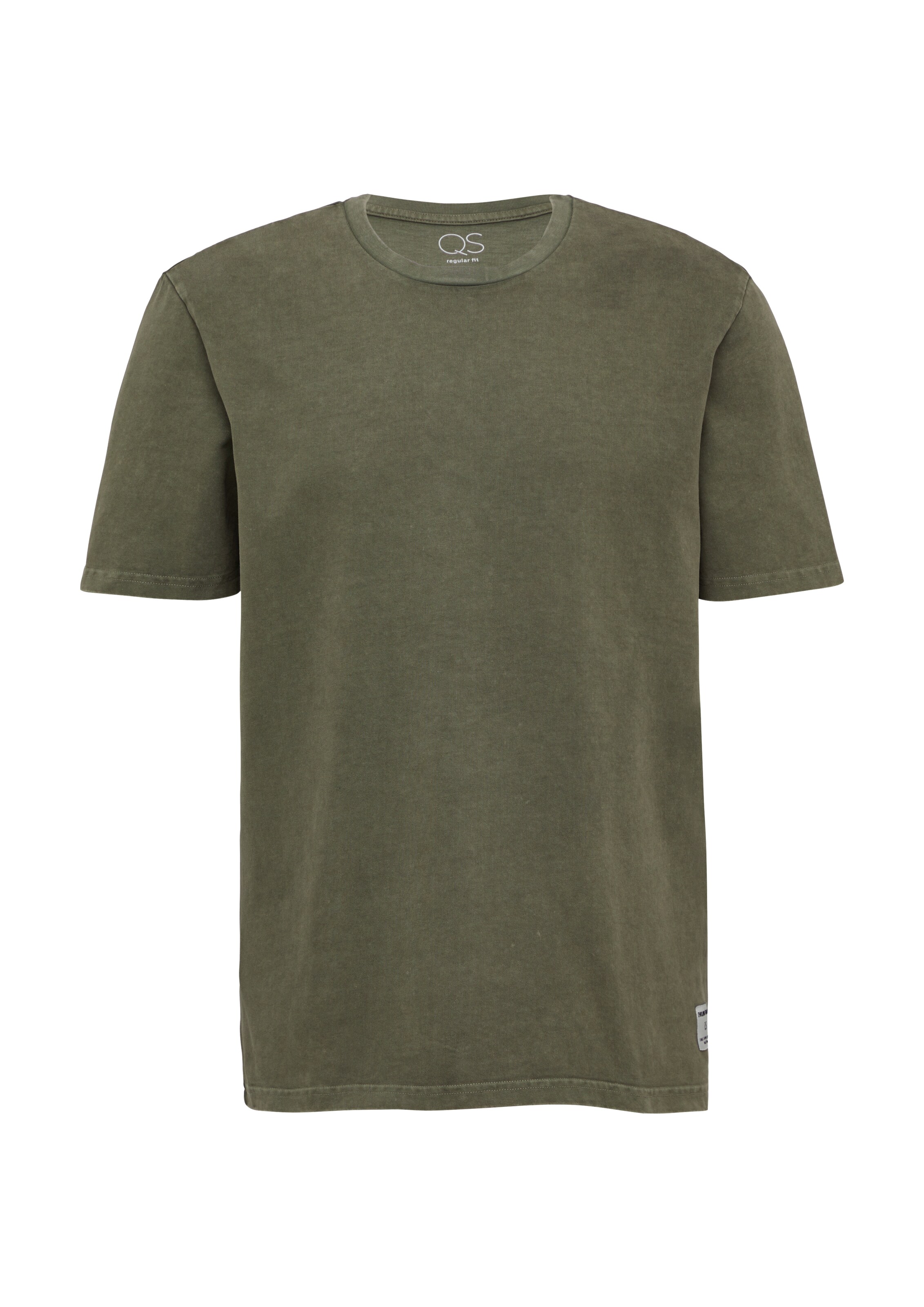 T-Shirt QS en vert : devant