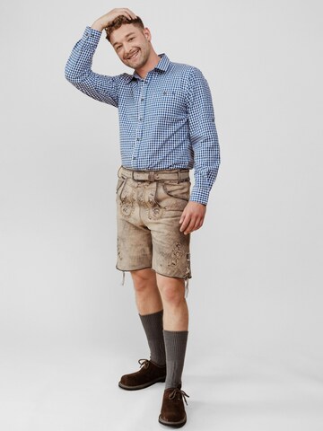 Hofglanz Regular Traditional Pants in Grey: front