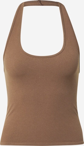 WEEKDAY Top 'Tindra' in Brown: front