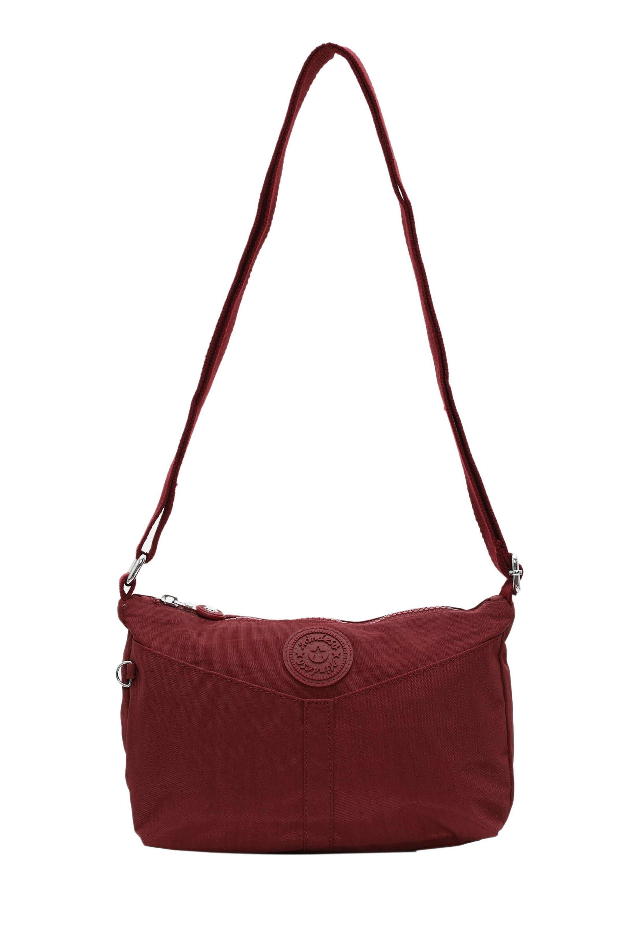 Mindesa - Mala de ombro em vermelho: frente