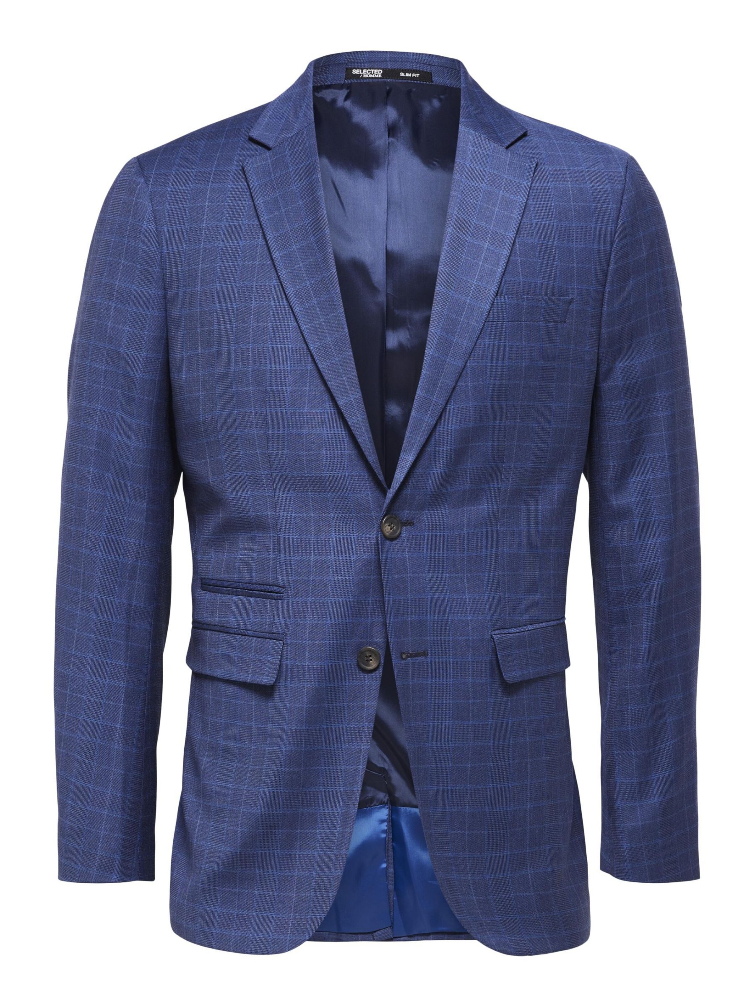 Slim fit Giacca da completo di SELECTED in blu: frontale