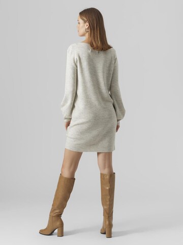 VERO MODA Gebreide jurk 'LEFILE' in Grijs