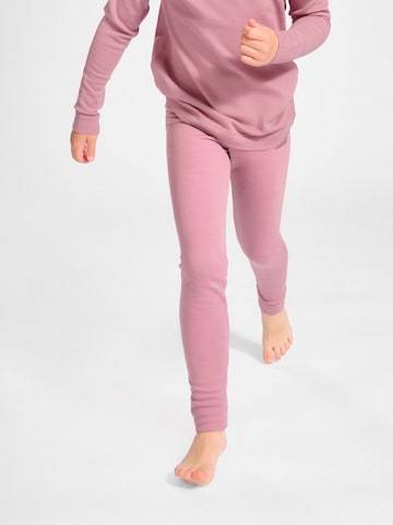 Hummel Slim fit Workout Pants 'WINGO' in Pink: front
