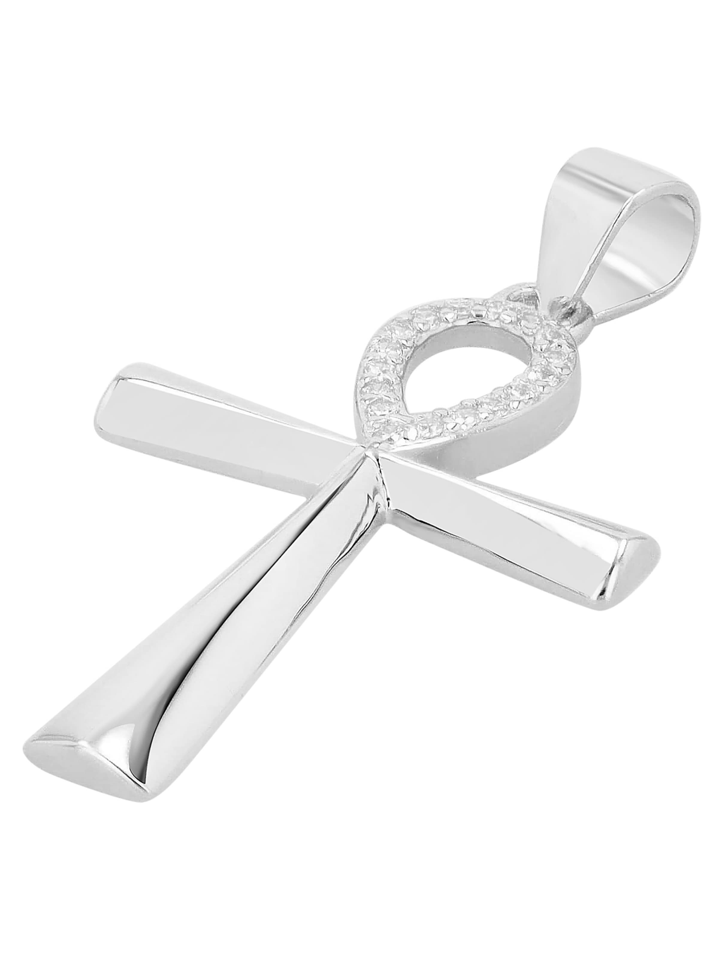 Akzent Pendant 'Ankh, langlebig' in Silver