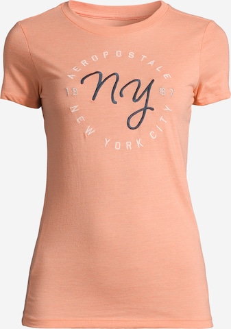 AÉROPOSTALE Tričko - Oranžová: predná strana