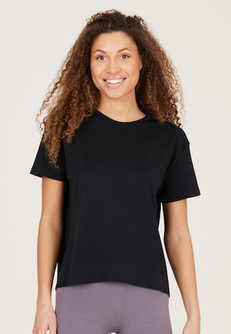 Athlecia Performance Shirt 'Laimeia' in Black: front