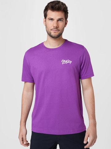 T-Shirt fonctionnel '11 Frogs' OAKLEY en violet : devant