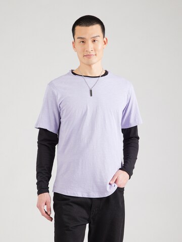 Maglietta 'JJEBasher' di JACK & JONES in lilla: frontale