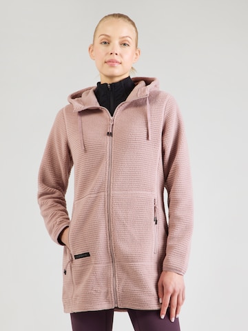 ICEPEAK Athletic fleece jacket 'AGRA' in Red: front