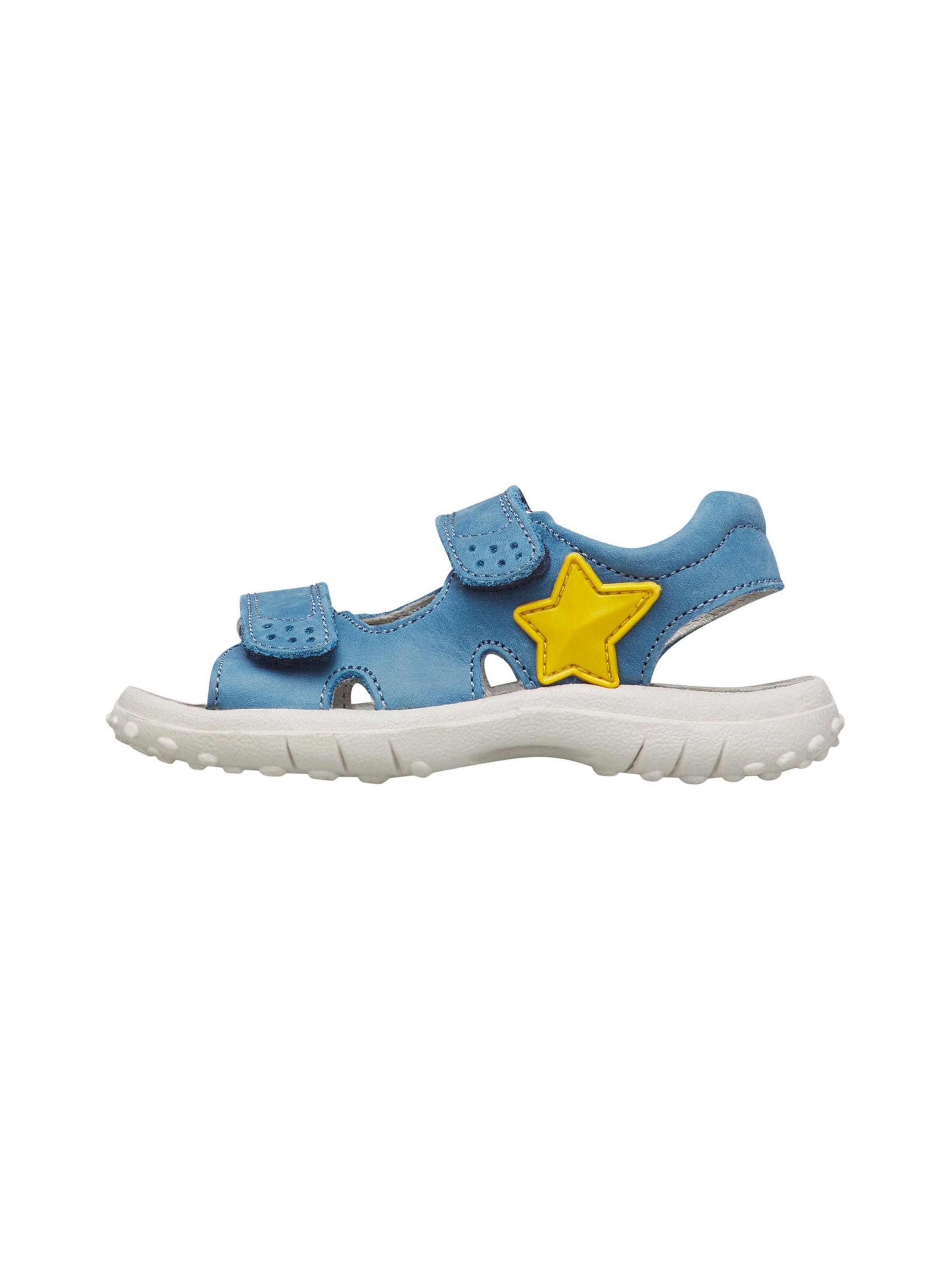 NATURINO Open shoes 'DOCK' in Yellow: front