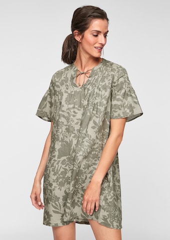 s.Oliver Shirt Dress in Green