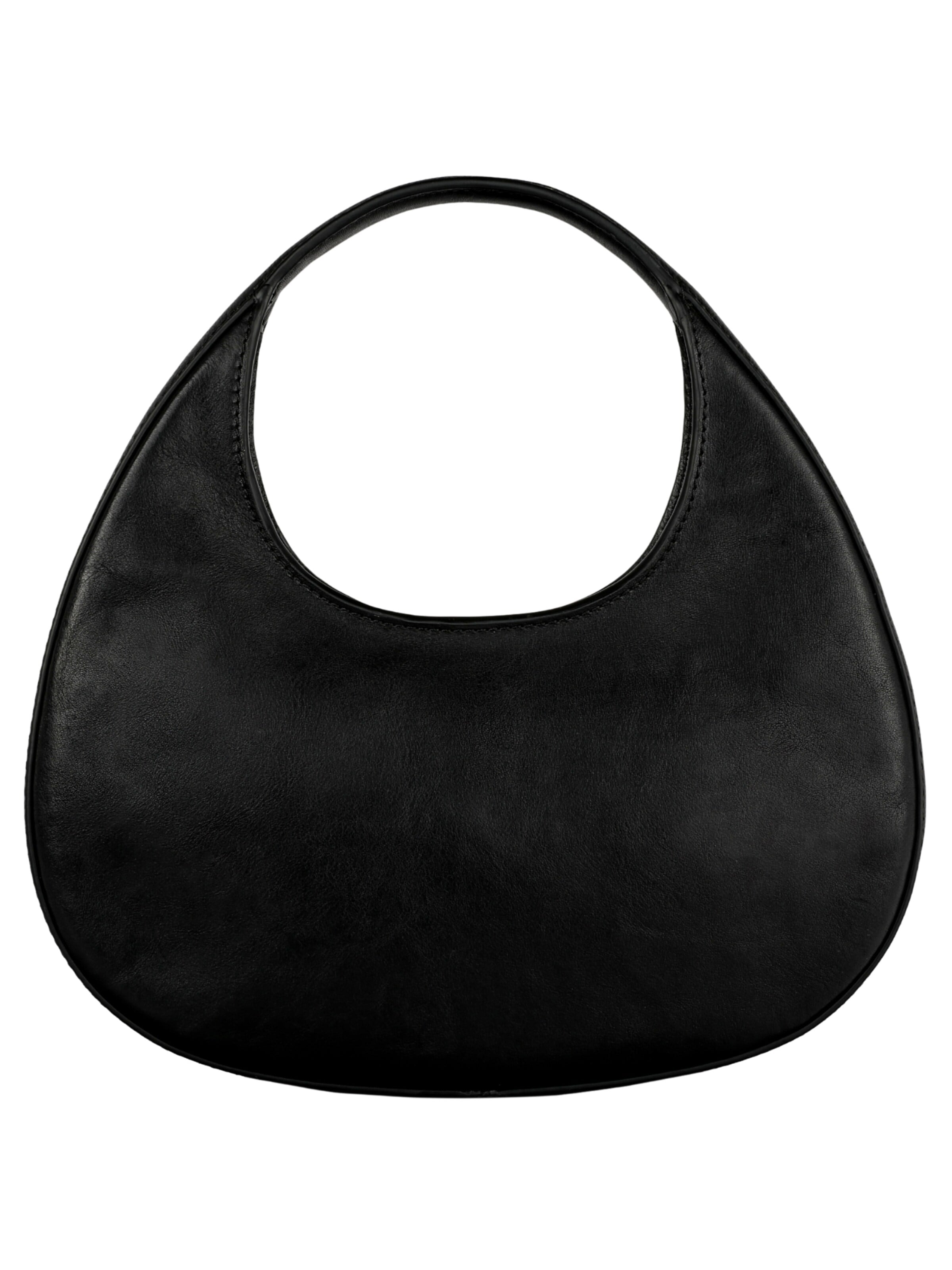 Time Resistance Handbag 'The Moonstone' in Black: front
