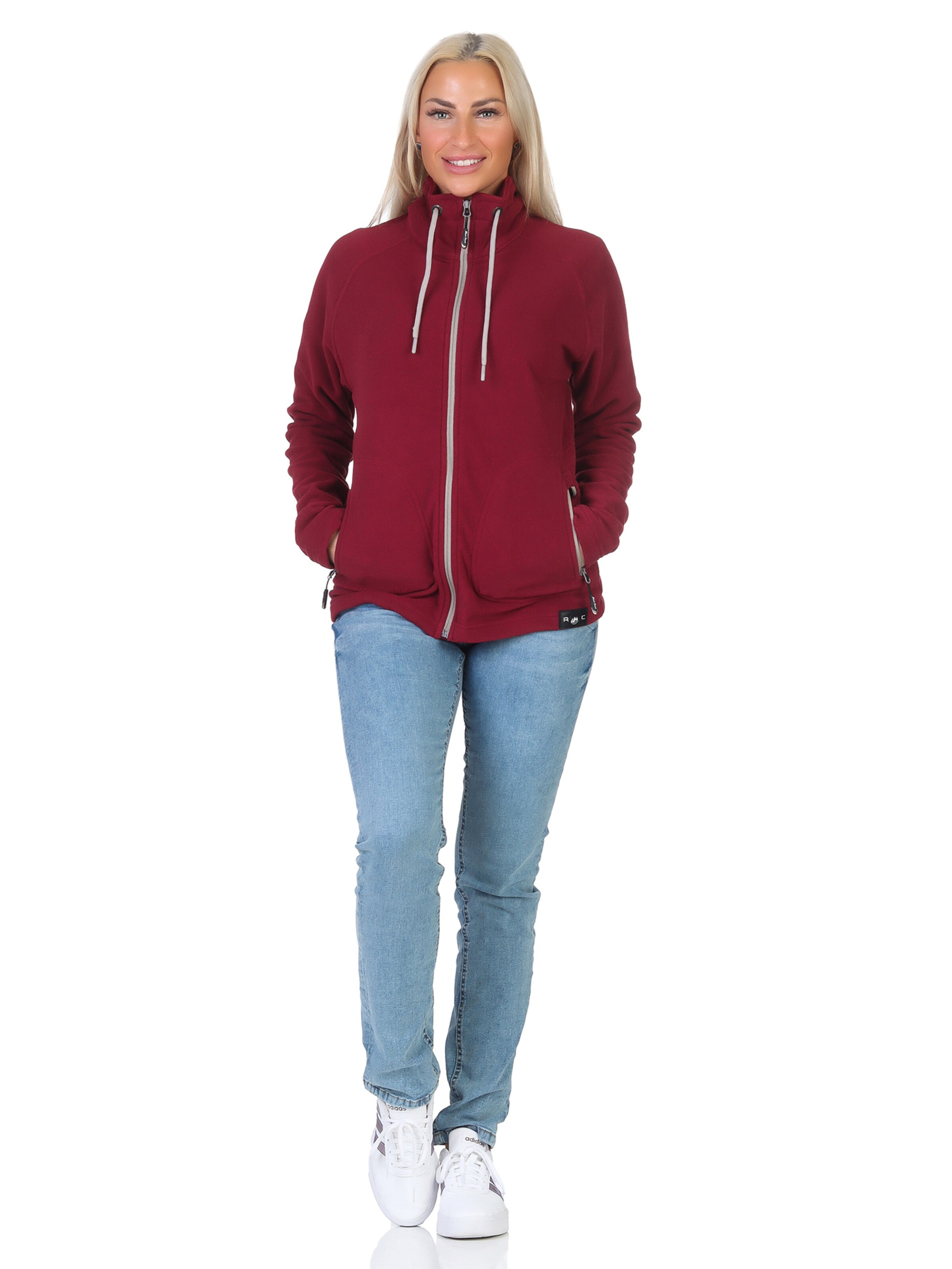 Rock Creek Fleecejacke in Rot