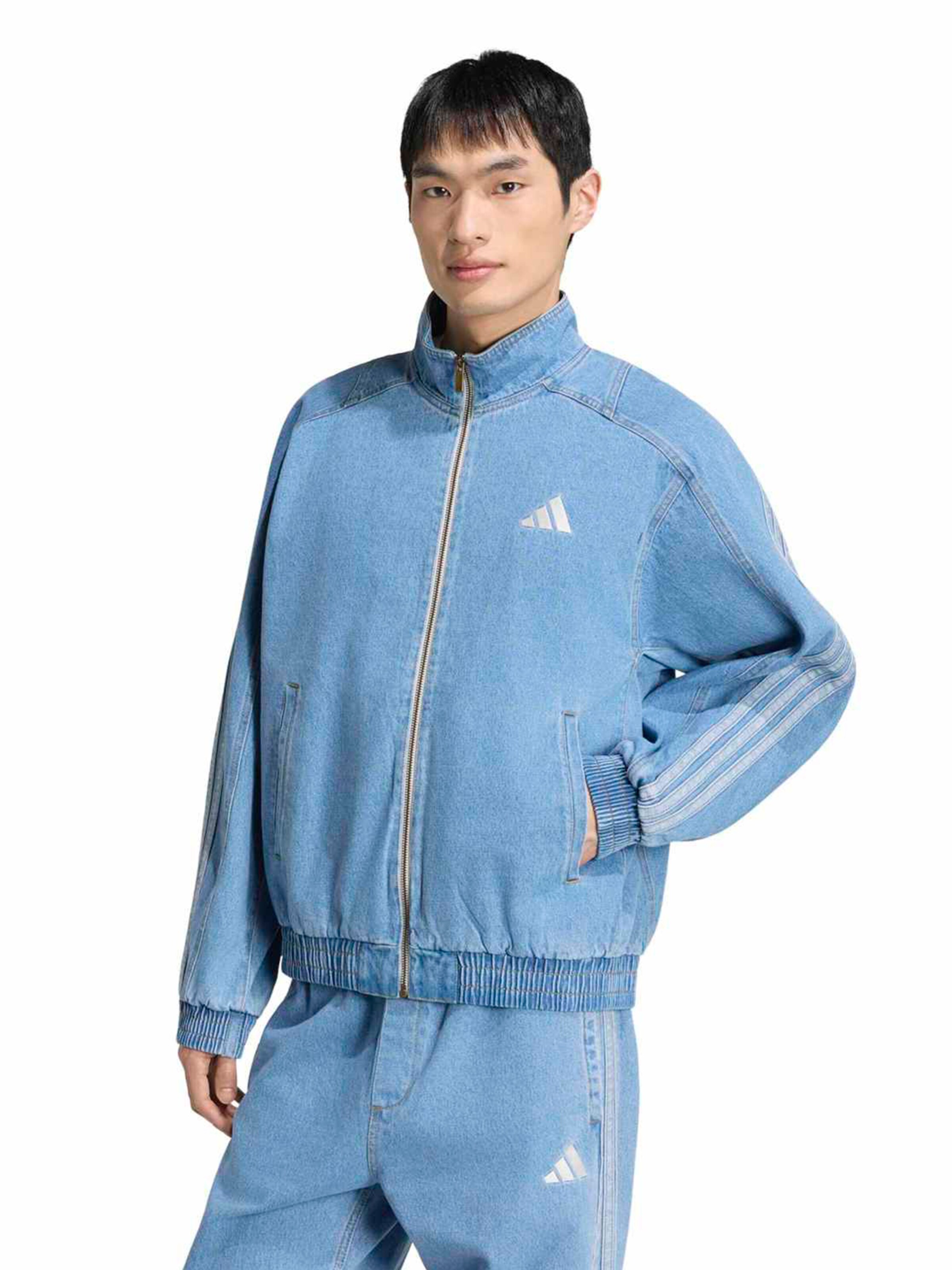 ADIDAS SPORTSWEAR Urheilutakki 'STADIUM' värissä sininen: etupuoli