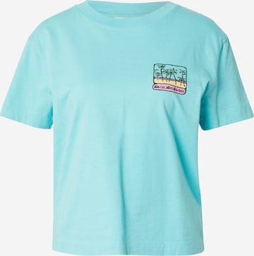 T-shirt QUIKSILVER en bleu : devant