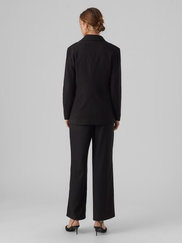 VERO MODA - regular Pantalón plisado 'CELINA' en negro