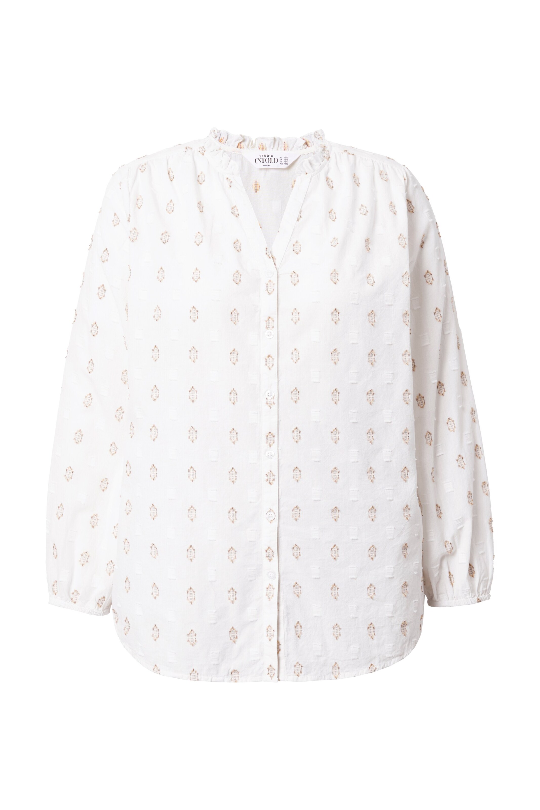 Studio Untold Bluse in Weiß: Vorderseite