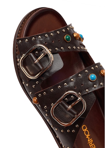 Mule Derimod en marron