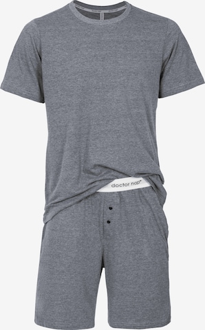 Doctor nap Short Pajamas 'Doctor Nap' in Grey: front