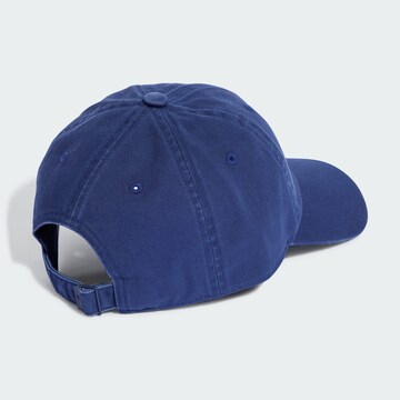 Casquette 'Adicolor Classics Trefoil Stonewashed' ADIDAS ORIGINALS en bleu