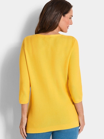 Pull-over Goldner en jaune