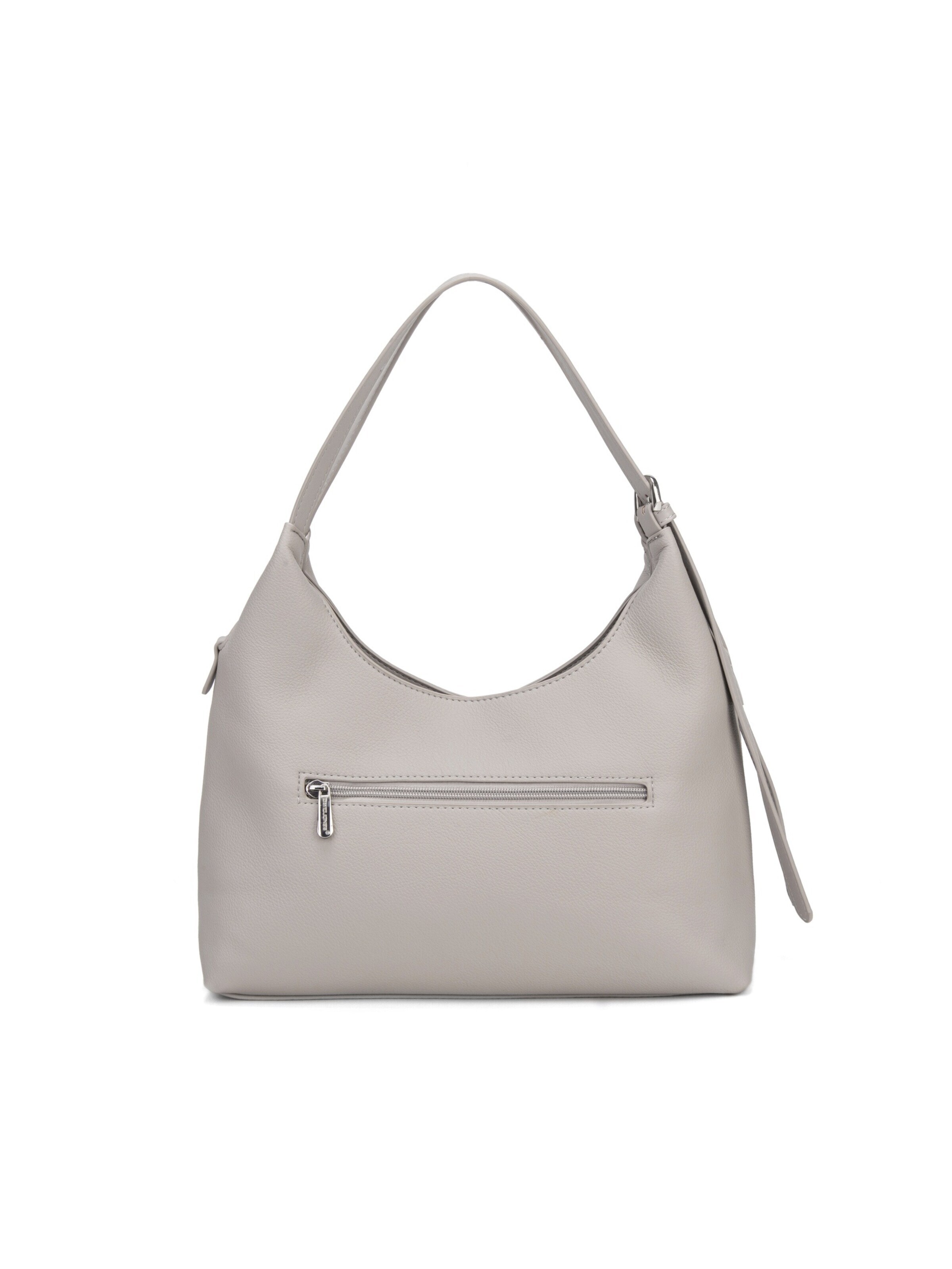 Borsa a spalla 'Borsa a Spalla Hobo David Jones Ecopelle Morbida Zip' di David Jones in grigio
