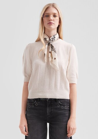 QS Sweater in Beige: front