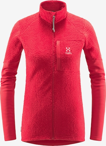 Haglöfs Athletic Fleece Jacket 'Touring' in Red: front