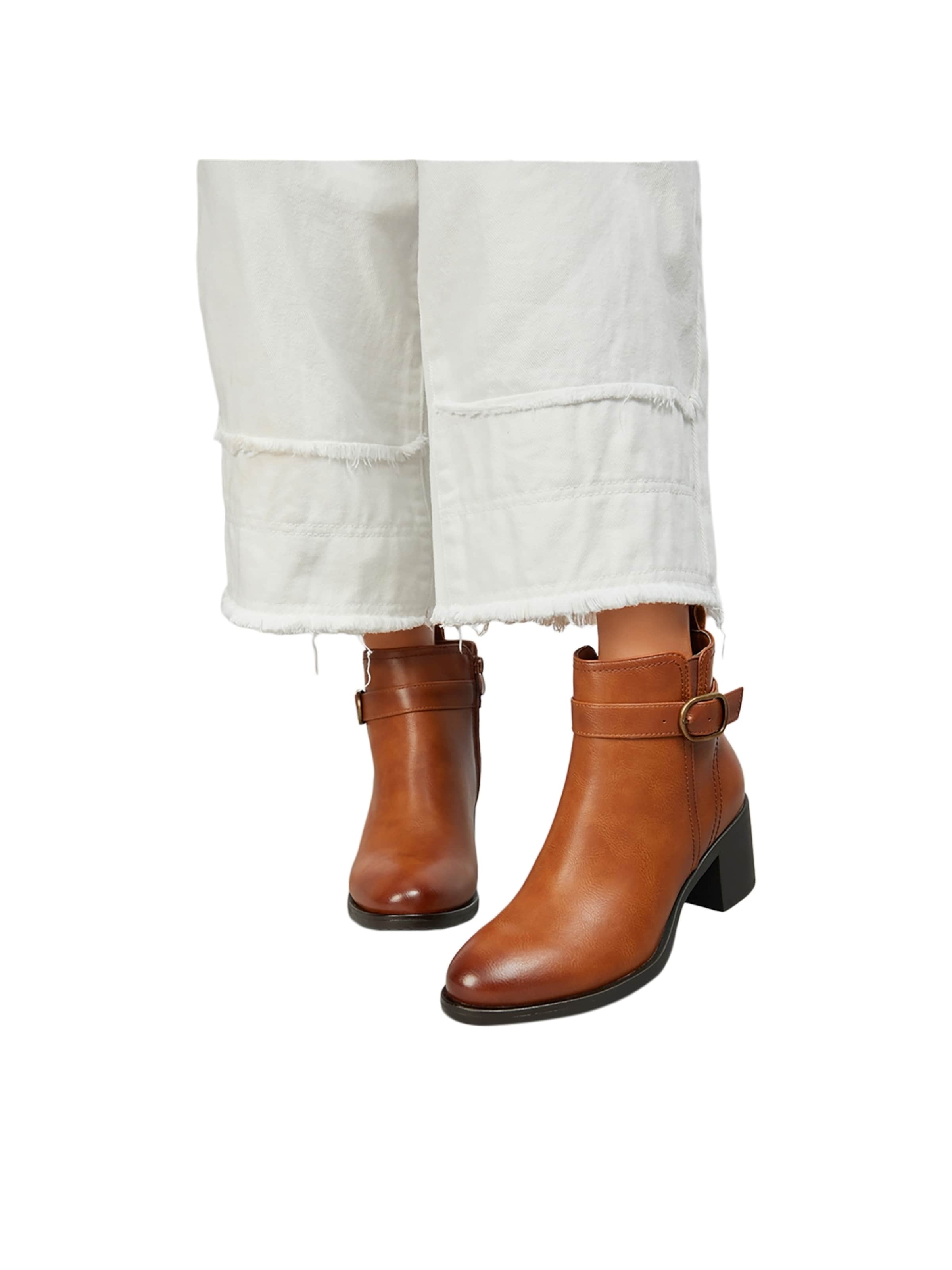 Bottines Super Mode en marron : devant