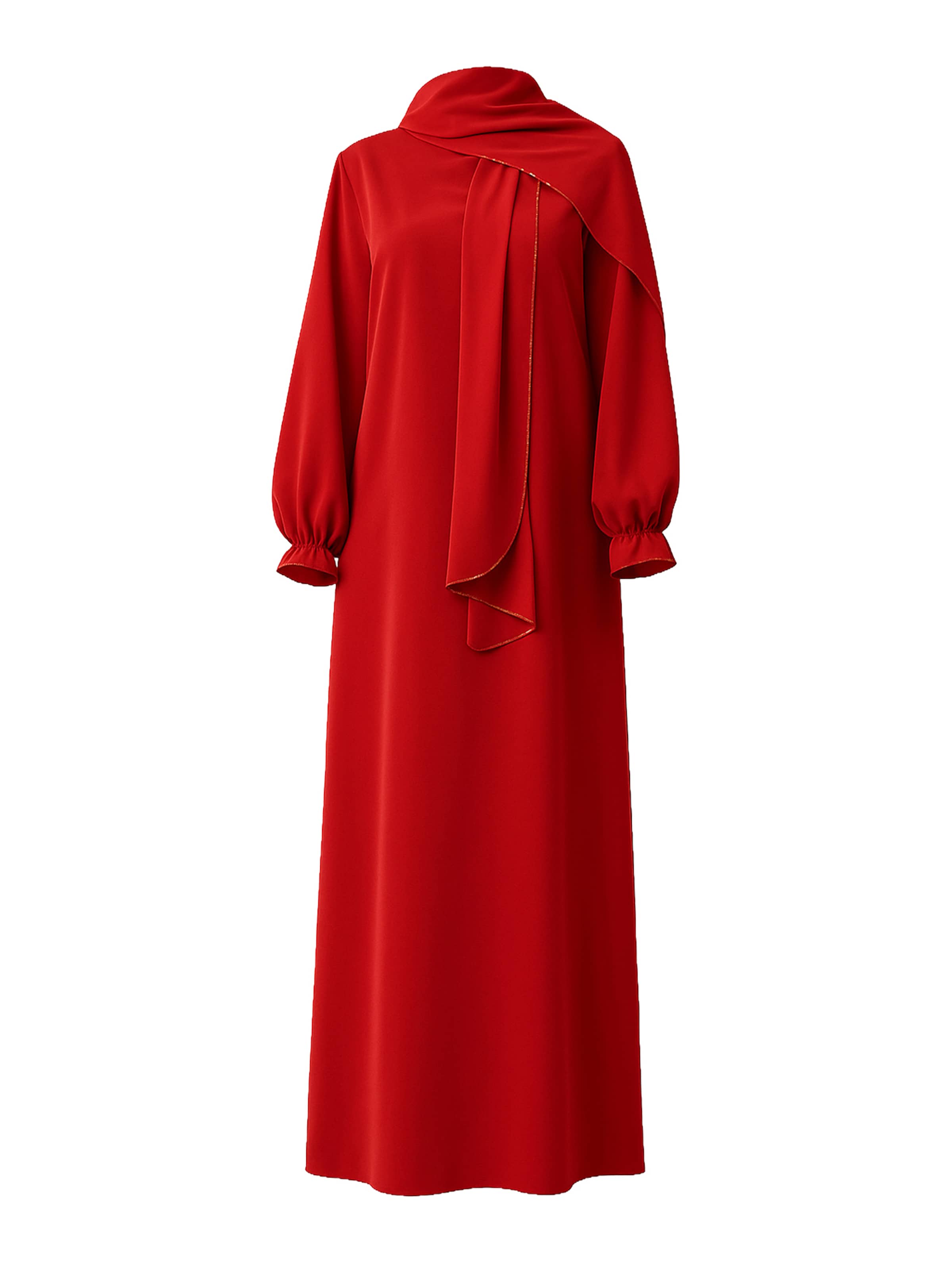 Robe Elara en rouge : devant
