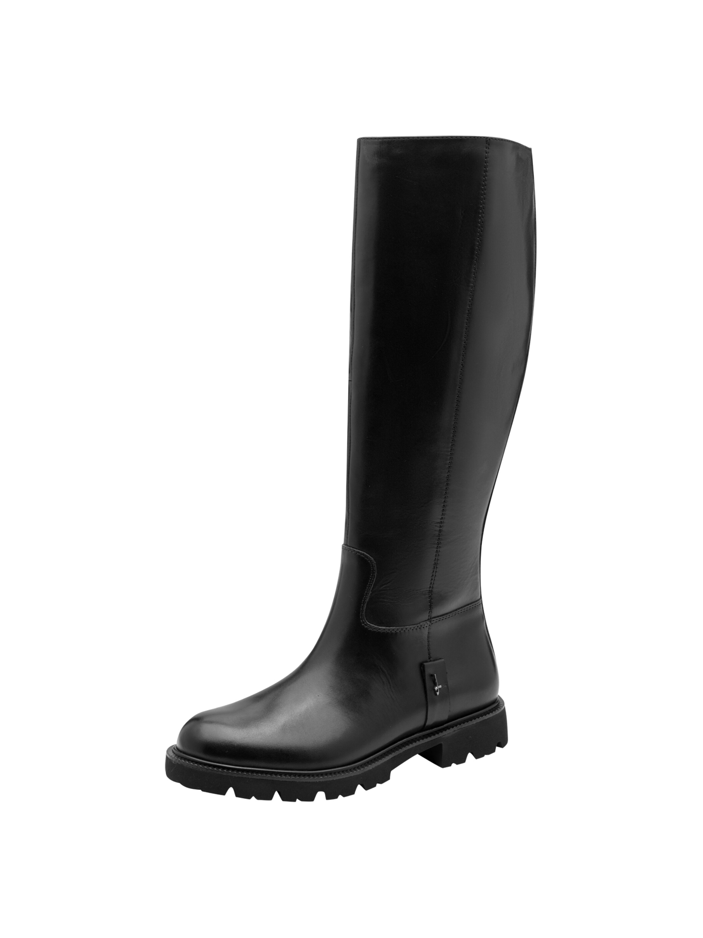 Bottes Tamaris en noir : devant