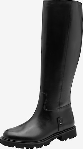 Bottes Tamaris en noir : devant