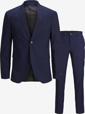 Coupe slim Costume 'COSTA' JACK & JONES en bleu : devant