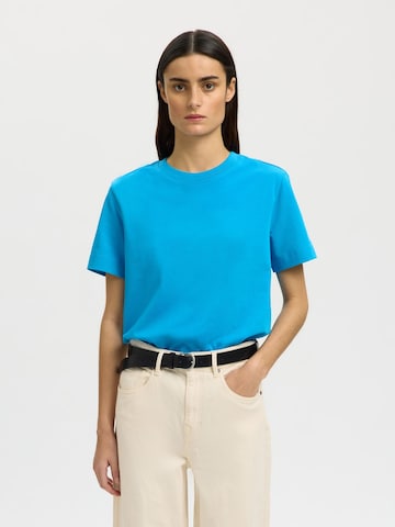 SELECTED Shirt 'SLFEssential' in Blue: front