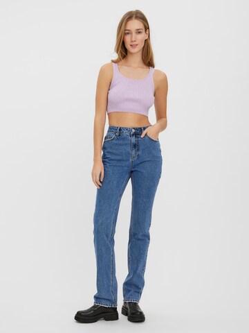 VERO MODA - Top de malha 'Fibly' em roxo