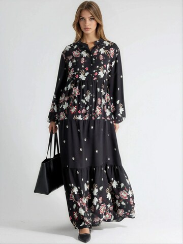 Hiccup Shirt dress in Black