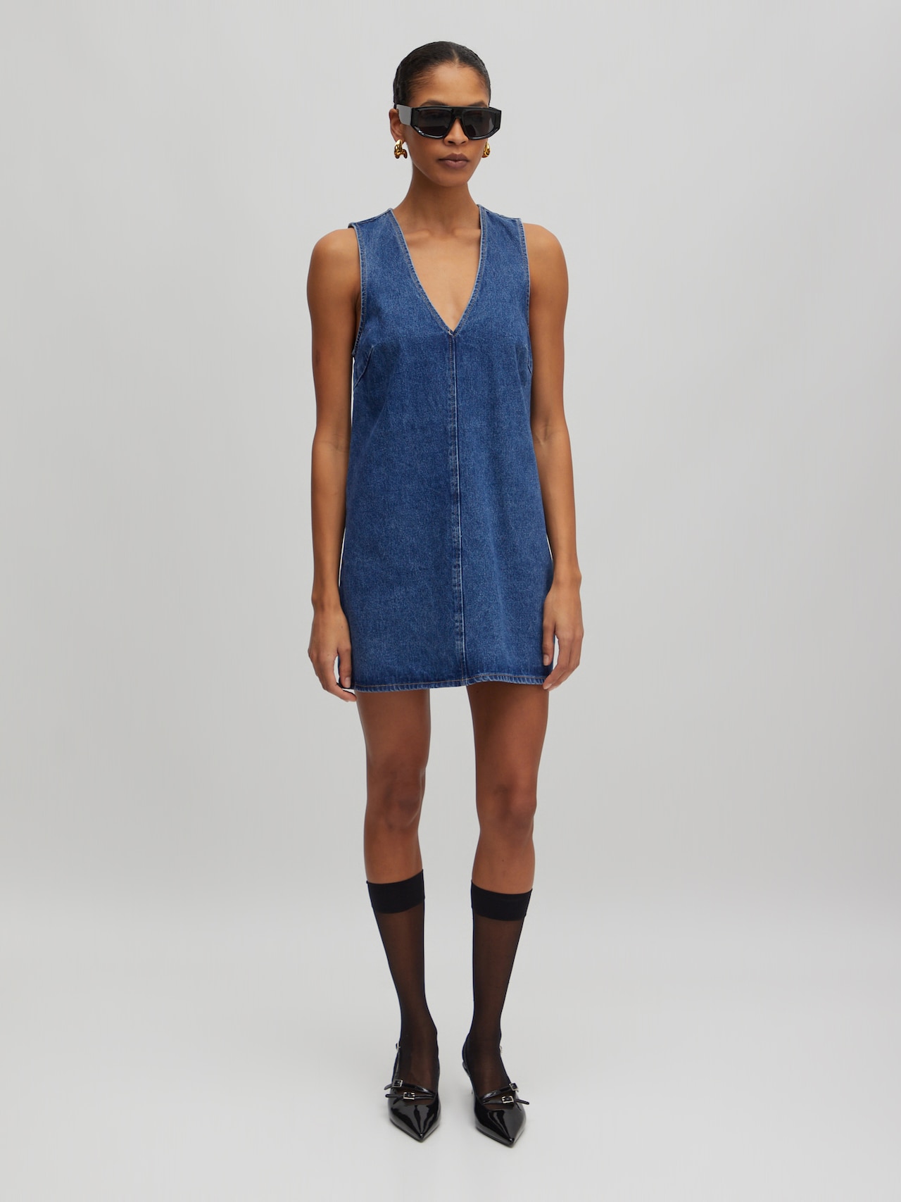 EDITED Producten Jurk 'Xristina' Blauw