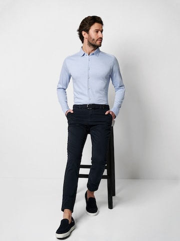 DESOTO Slim fit Zakelijk overhemd in Blauw