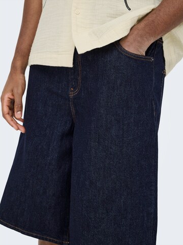 Baggy Jean 'ONSCARL' Only & Sons en bleu