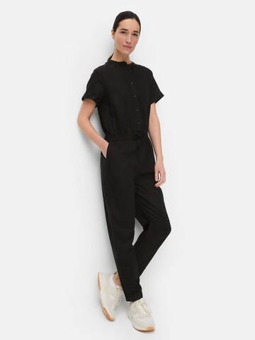 CAMEL ACTIVE Jumpsuit mit Knopfleiste in Schwarz